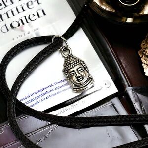 5 For $25💫Small Silver Buddha Zen Pendant Necklace